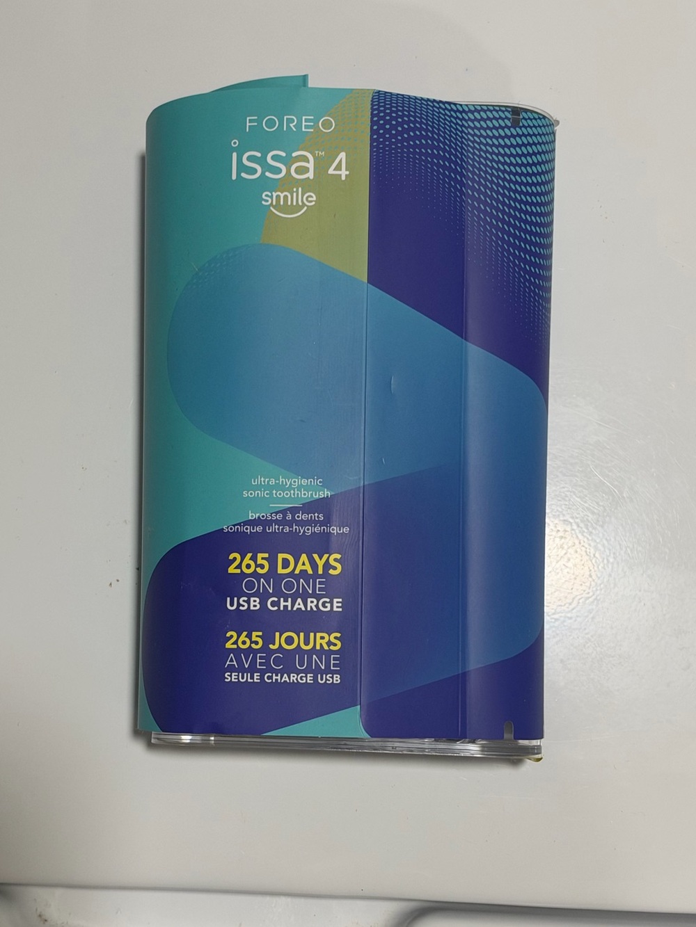 NEW FOREO ISSA 4 Smile Sonic Toothbrush - Teal & Blue